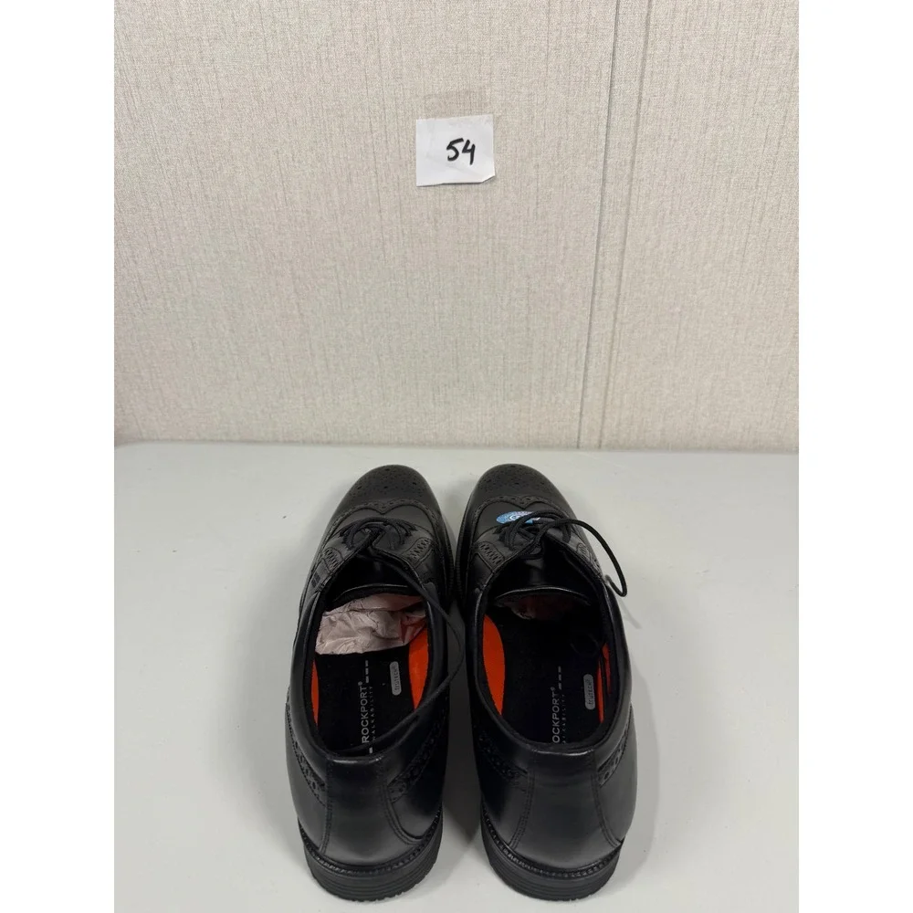 Rockport Mens Essential Details Waterproof Wingtip Oxford Black V73842 Size 12 M